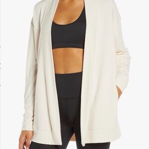 Zella Go to wrap Cardigan women’s size small color beige quartz